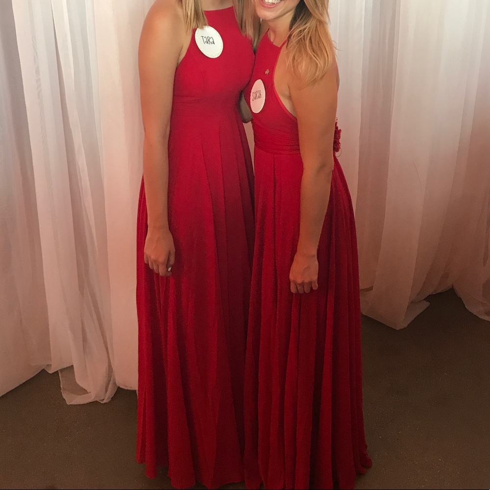 Lulus Mythical Kind of Love Red Maxi Dress